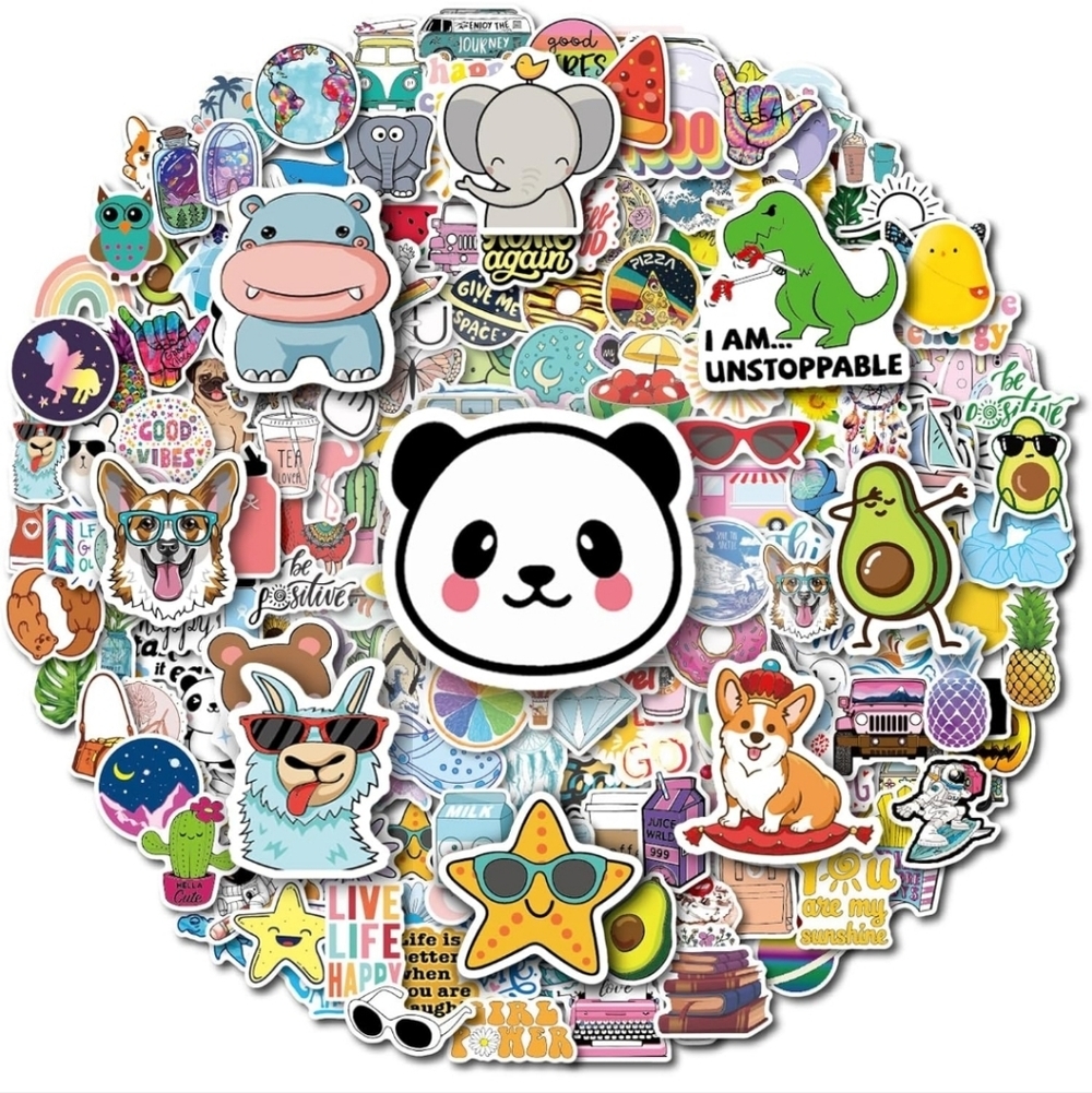 Colorful Cartoon Sticker Pack